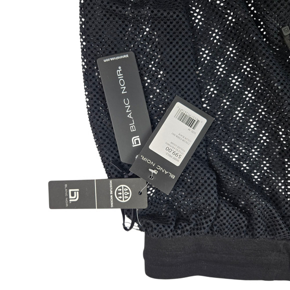 Blanc Noir Mesh Set Size Small Black Irie Cropped Jogger Poolside - Picture 5 of 5